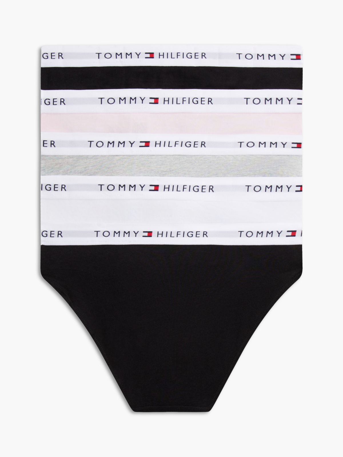 5-Pack Signature Logo Waistband Briefs — Beige