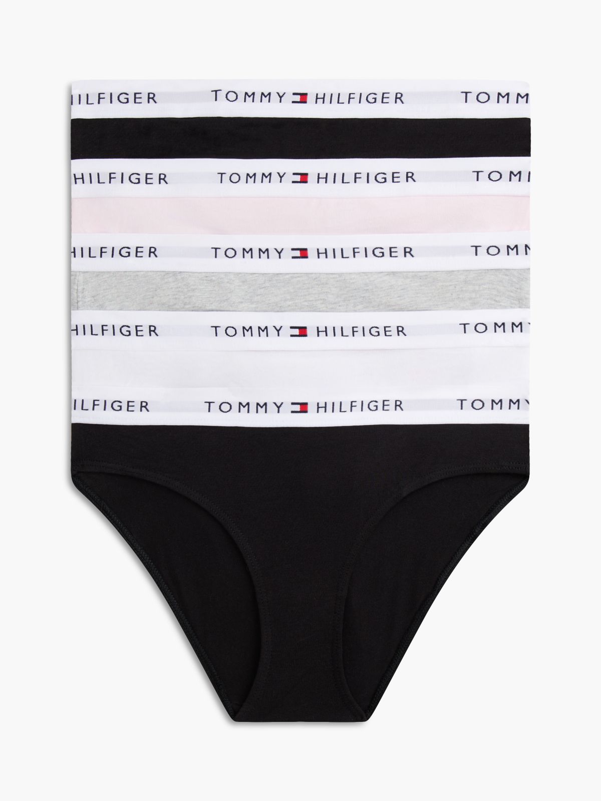 5-Pack Signature Logo Waistband Briefs — Beige