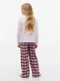 Heritage Check Long Sleeve Pyjama Set — Brown 4