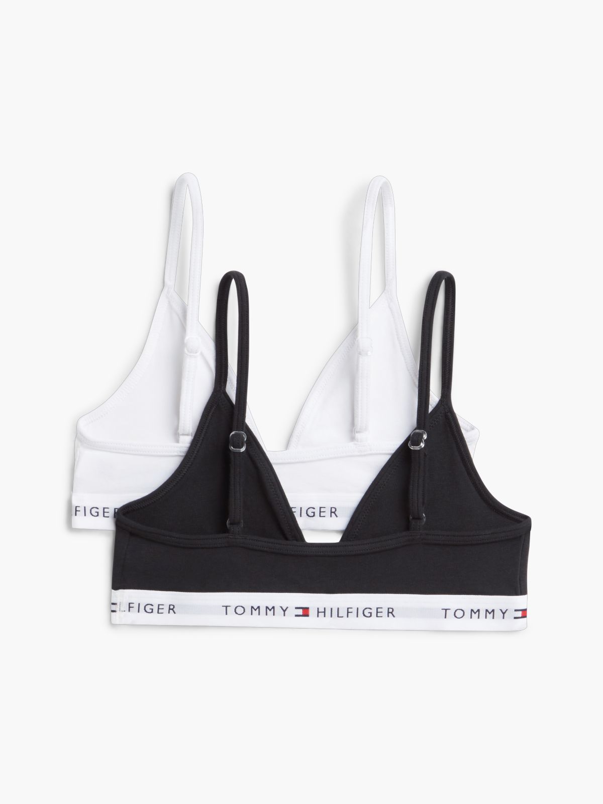 2-Pack Signature Logo Triangle Bras — Orange