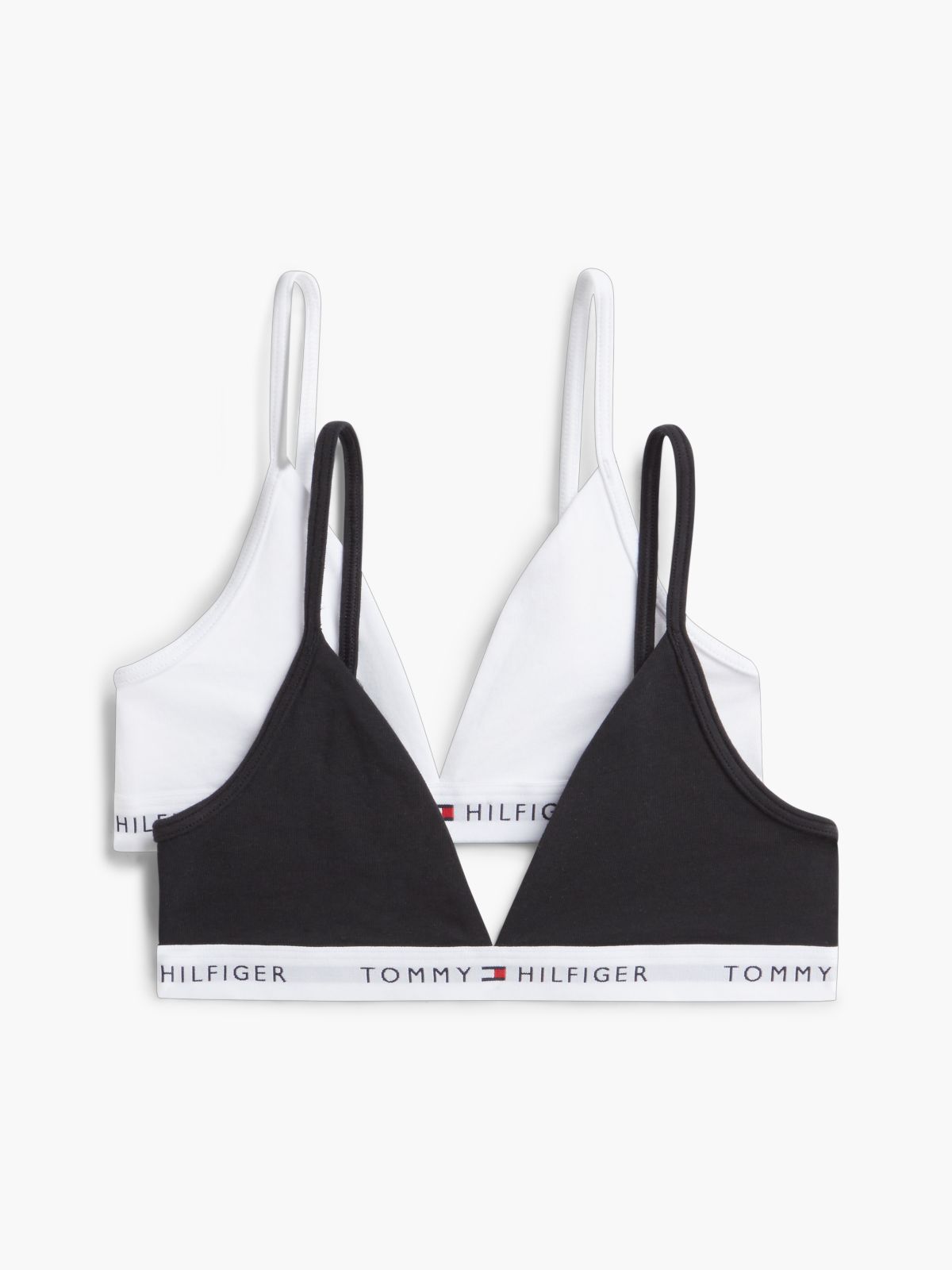 2-Pack Signature Logo Triangle Bras — Orange
