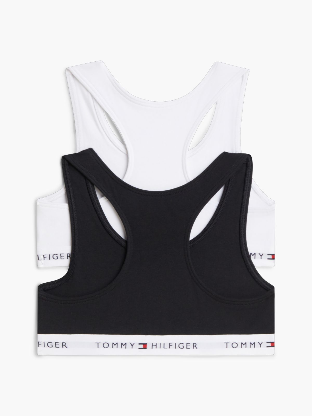 2-Pack Signature Logo Racerback Bralettes — Orange