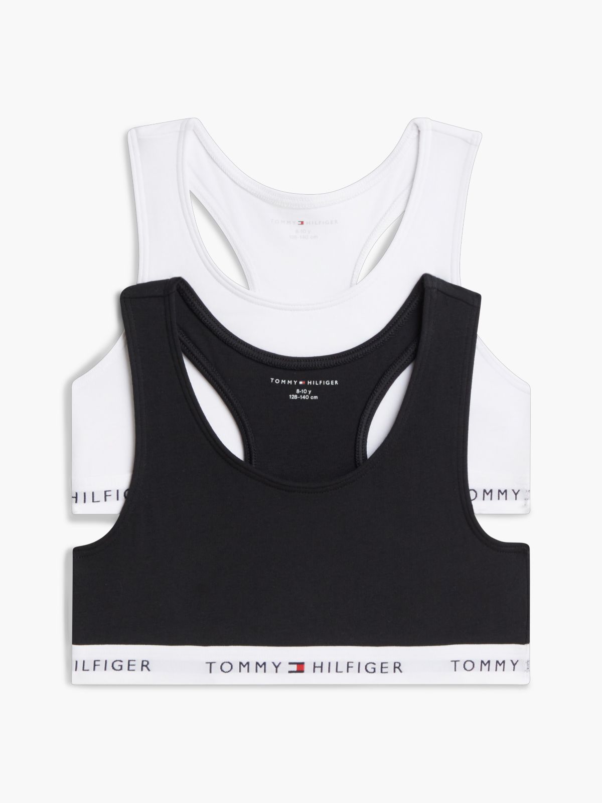 2-Pack Signature Logo Racerback Bralettes — Orange