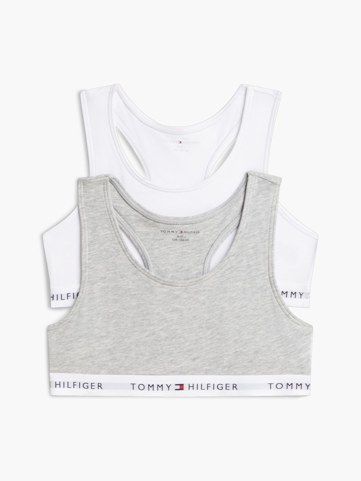 2-Pack Signature Logo Racerback Bralettes — Orange