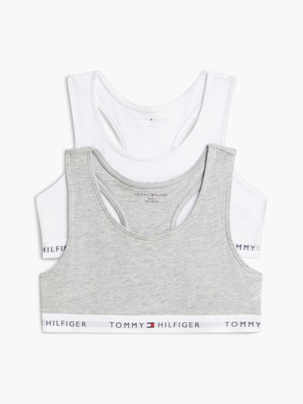 2-Pack Signature Logo Racerback Bralettes — Orange