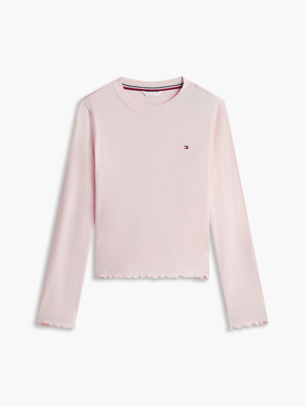 Signature Logo Waistband Ribbed Pyjama Set — Pink