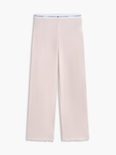 Signature Logo Waistband Ribbed Pyjama Set — Pink 6