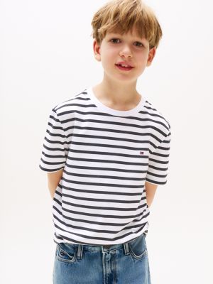 multi 2er-pack signature t-shirts für gender-inclusive kinder - tommy hilfiger