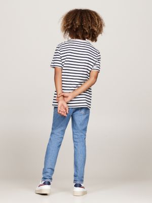 meerdere kleuren signature set van 2 t-shirts voor kinderen gender inclusive - tommy hilfiger