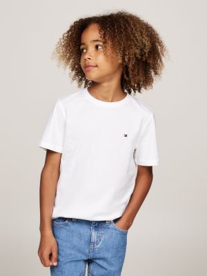 multi 2er-pack signature t-shirts für gender-inclusive kinder - tommy hilfiger