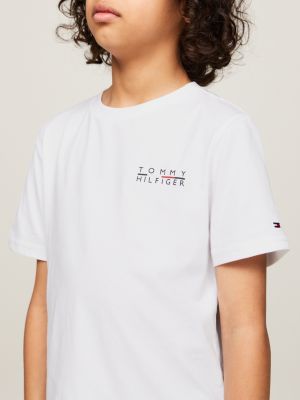 white tommy hilfiger t shirt