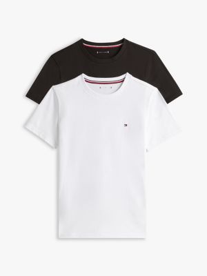 multi 2er-pack signature rundhals-t-shirts für gender-inclusive kinder - tommy hilfiger