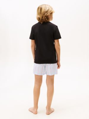 multi 2er-pack signature rundhals-t-shirts für gender-inclusive kinder - tommy hilfiger