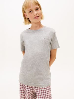 multi 2er-pack signature rundhals-t-shirts für gender-inclusive kinder - tommy hilfiger