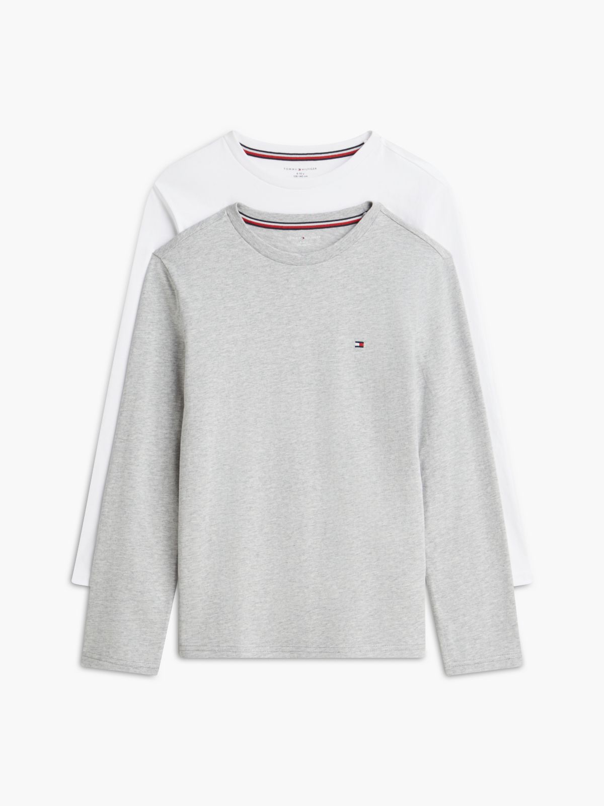 2-Pack Signature Jersey Long Sleeve Lounge T-Shirts — Orange