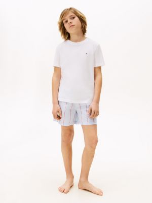 multi signature pyjama mit logo für gender-inclusive kinder - tommy hilfiger