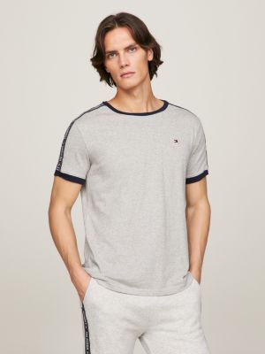 grey tommy hilfiger shirt