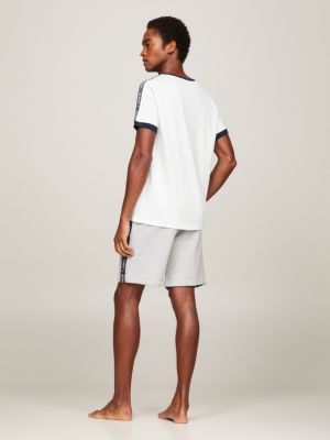 Logo Tape T-Shirt | WHITE | Tommy Hilfiger