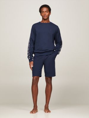 Tommy hilfiger hotsell tape sweatshirt navy