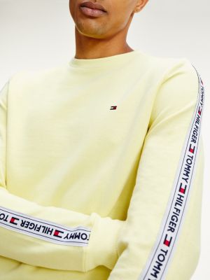 tommy hilfiger logo tape sweatshirt