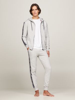 Tommy hilfiger grey tracksuit hot sale mens