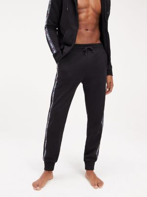 repeat logo tape joggers
