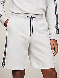 Gris Tommy Hilfiger pour des Hommes Logo Pyjama Bottoms 