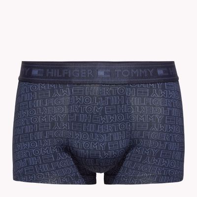 tommy hilfiger shorts with logo all over