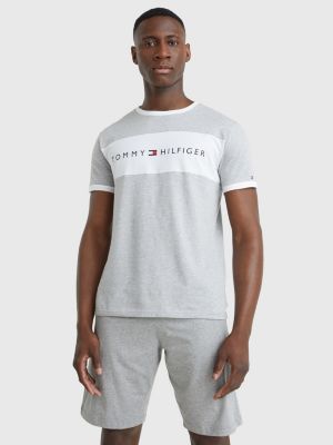 tommy hilfiger white crew neck