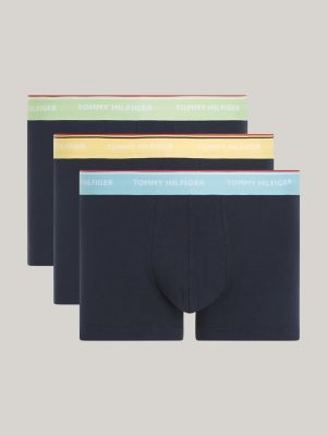 Tommy Hilfiger 3 Pack Contrast Waistband Trunks