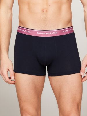 3 pack boxer aderenti premium essential multicolore da uomini tommy hilfiger