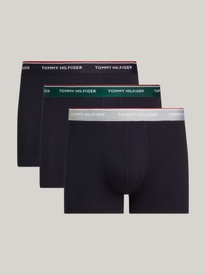 3-Pack Premium Essential Logo Waistband Trunks | Multi | Tommy 