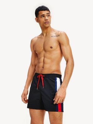 tommy hilfiger black swim shorts