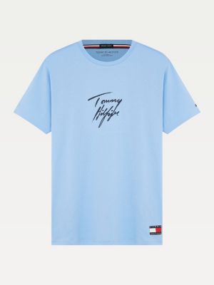 tommy hilfiger signature logo t shirt