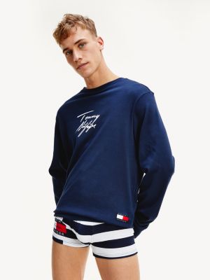 tommy signature organic cotton sweatshirt