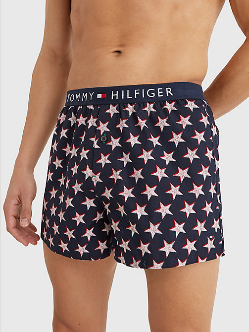 beige original logo waistband print boxer shorts for men tommy hilfiger
