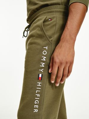 tommy hilfiger khaki joggers