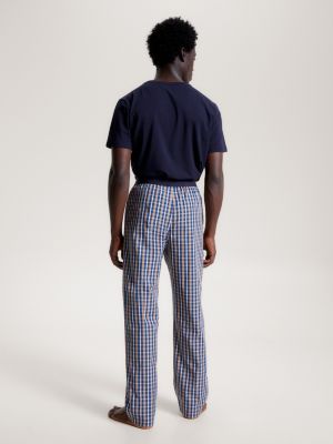 Print | Original mit TH Tommy | Blau Pyjamahose Hilfiger