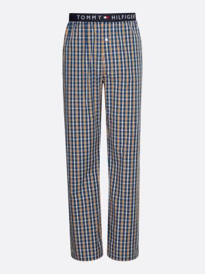 TH Original Pyjamahose mit Print | Blau | Tommy Hilfiger