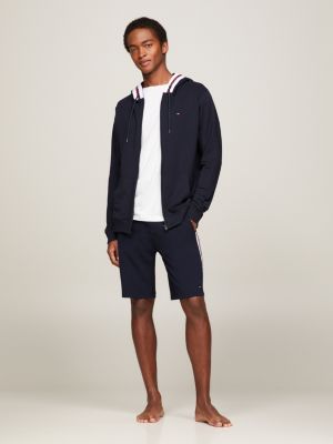 Tommy hilfiger tri tape zip store through hoodie