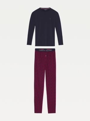 tommy hilfiger logo waistband joggers