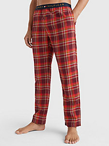 Pyjama Tommy Hilfiger pour homme en coloris Rouge Homme Vêtements Vêtements de nuit Pyjamas et vêtements dintérieur 