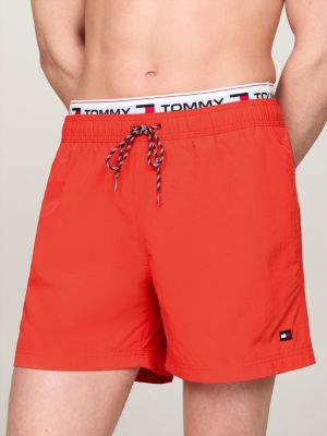 Short de bain tommy hilfiger rouge sale