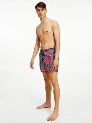 red tommy hilfiger swim shorts