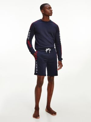 Logo Embroidery Track Shorts | BLUE 