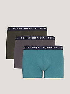 lot de 3 boxers essential à ceinture logo plusieurs couleurs pour hommes tommy hilfiger
