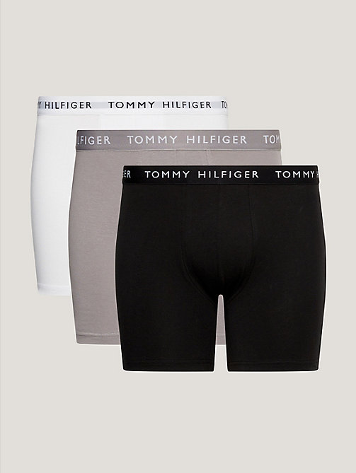 gold 3-pack logo waistband boxer briefs for men tommy hilfiger