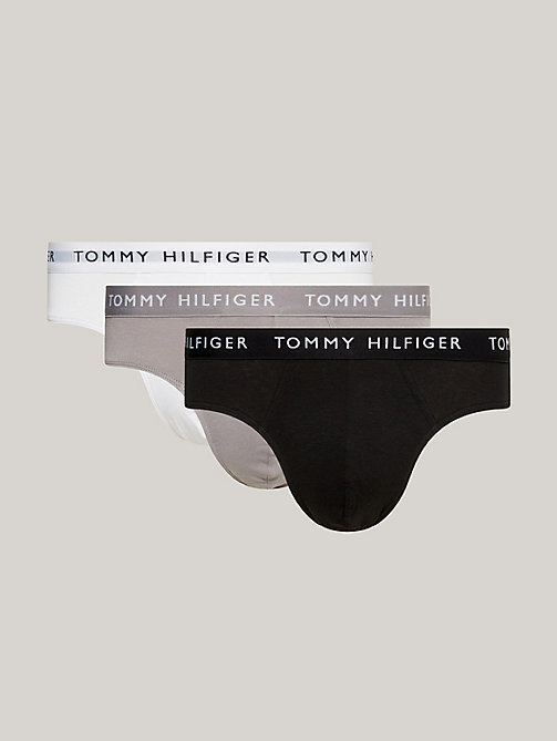 gold 3-pack logo waistband briefs for men tommy hilfiger