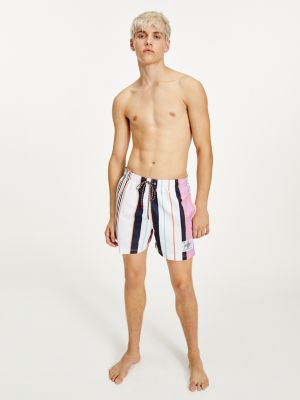 Indirect Expliciet aangenaam Slim Fit Mid Length Swim Shorts | WHITE | Tommy Hilfiger