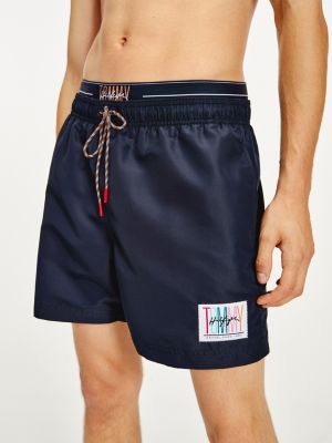 Plavatelnye Shorty Signature Srednej Dliny Standartnogo Sinij Tommy Hilfiger